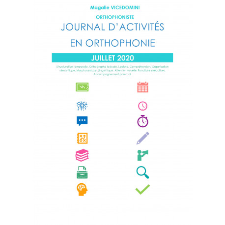 Journal d'activités en orthophonie Journal d'activités en orthophonie