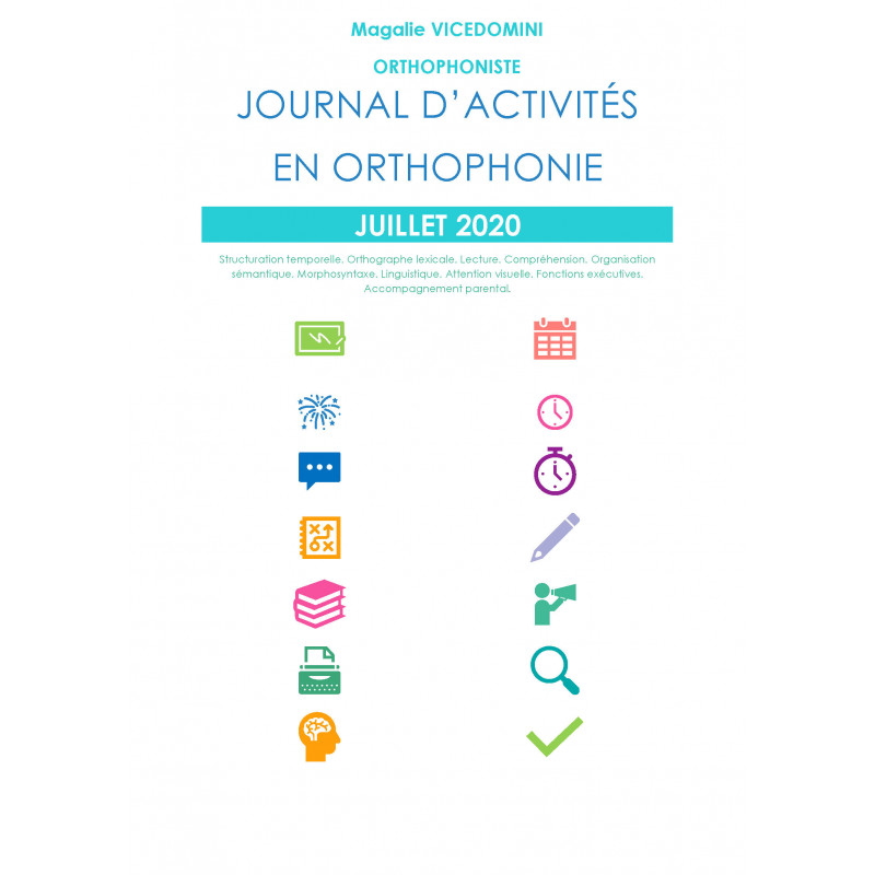 //PDF// Journal d'activités en orthophonie Juillet Cit’inspir Éditions