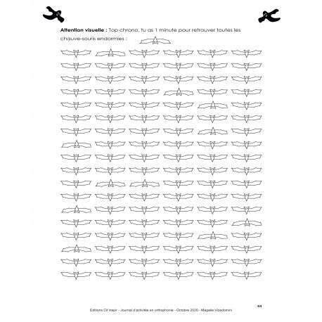 //PDF// Journal d'activités en orthophonie - Octobre //PDF// Journal d'activités en orthophonie - Octobre