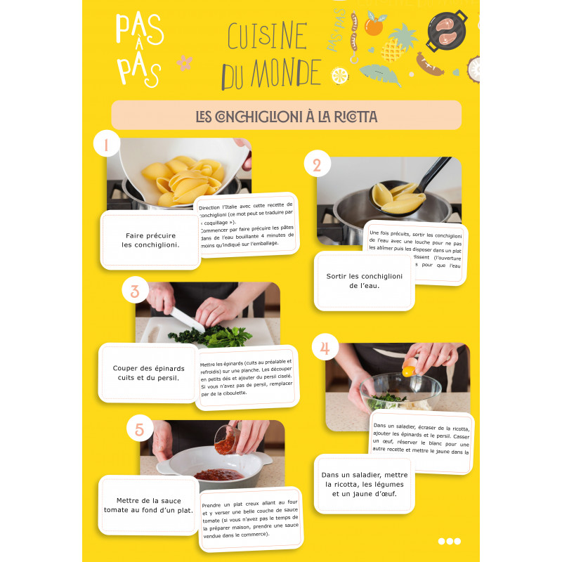 Pas à pas les recettes la cuisine du monde