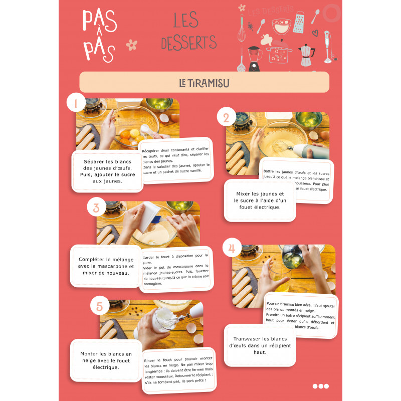 Pas à pas les recettes les desserts