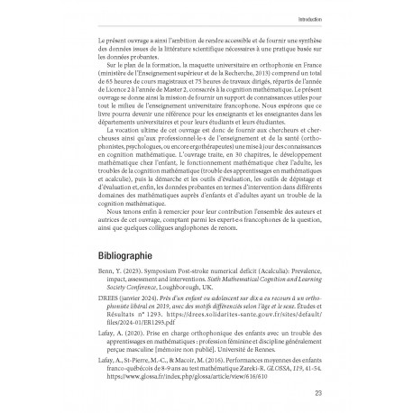 Troubles de la cognition mathématique Troubles de la cognition mathématique