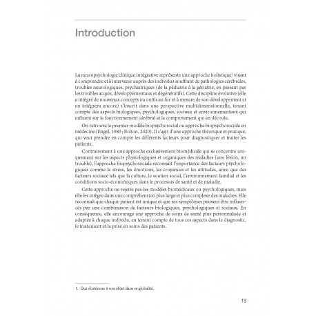 L’approche intégrative en neuropsychologie L’approche intégrative en neuropsychologie