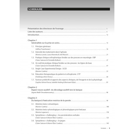 Neurologie et orthophonie - Tome 1 : Théorie et évaluation des troubles acquis de l'adulte Neurologie et orthophonie - Tome 1 : Théorie et évaluation des troubles acquis de l'adulte