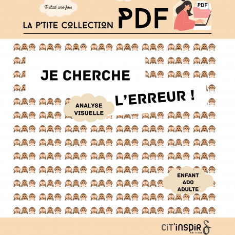 Je chercher l'erreur Je chercher l'erreur