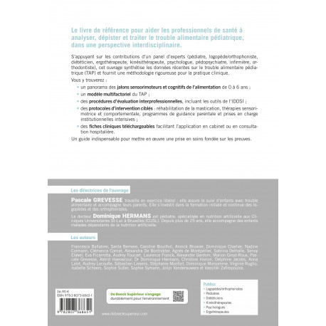 Le trouble alimentaire pédiatrique Le trouble alimentaire pédiatrique
