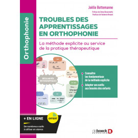 Troubles des apprentissages en orthophonie