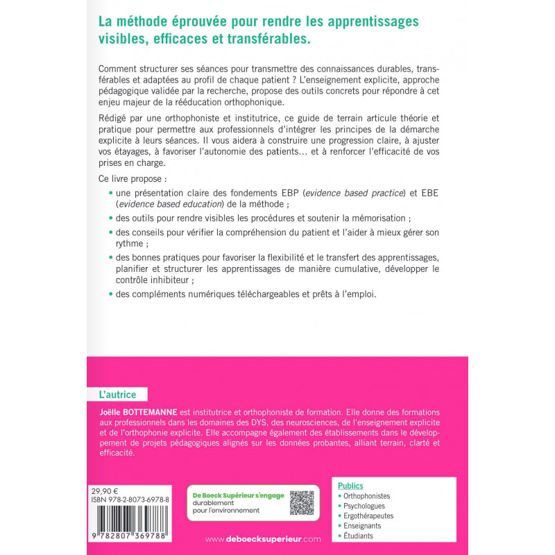 Troubles des apprentissages en orthophonie