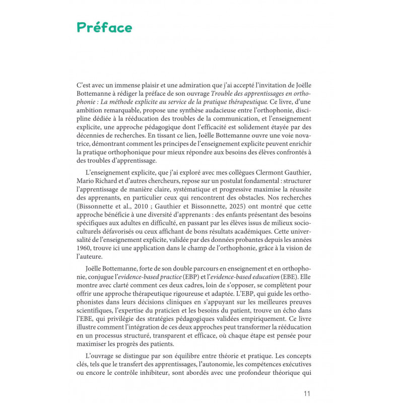 Troubles des apprentissages en orthophonie