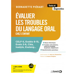 Évaluer les troubles du langage oral chez l'enfant