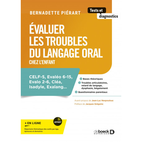 Évaluer les troubles du langage oral chez l'enfant