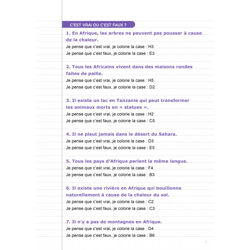 C’est VRAI ou c’est FAUX : ailleurs dans le monde