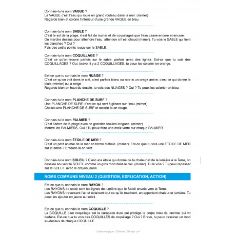 Coloriage réutilisable - ARBRE MAGIQUE