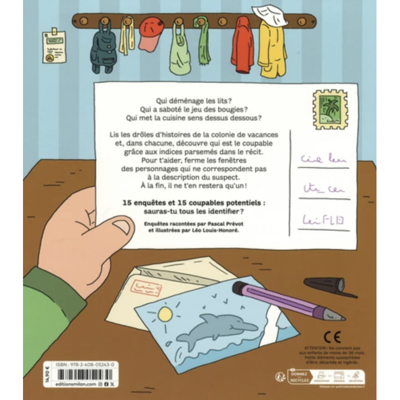 Qui est le coupable ? En colonie de vacances
