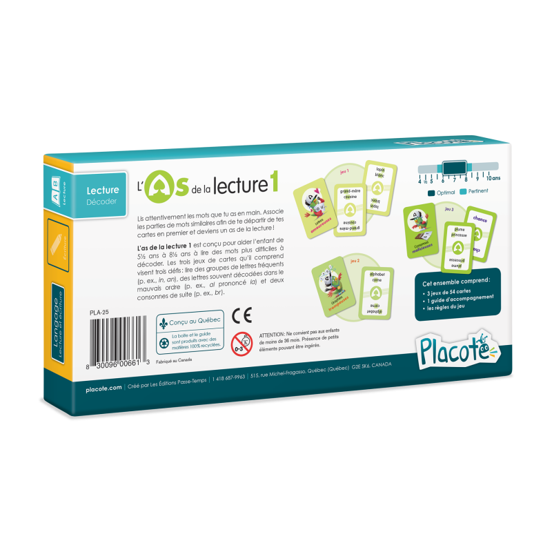 L'as de la lecture 1