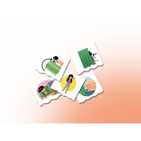 Lin joue à cache-cache