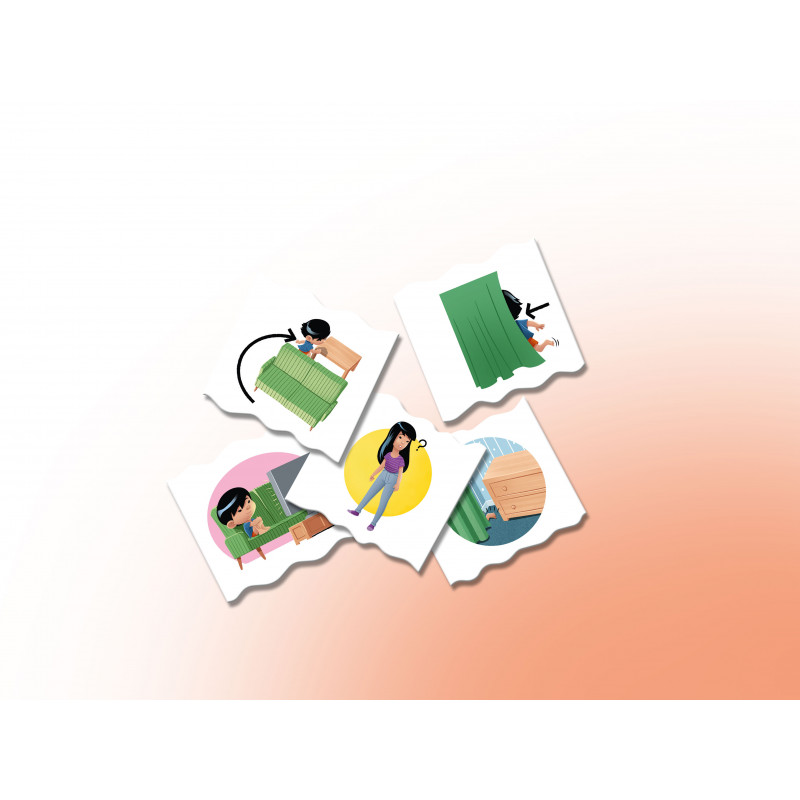 Lin joue à cache-cache