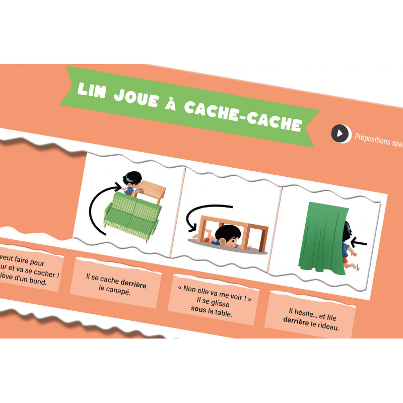 Lin joue à cache-cache