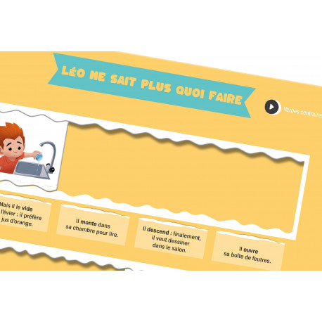 Léo ne sait plus quoi faire