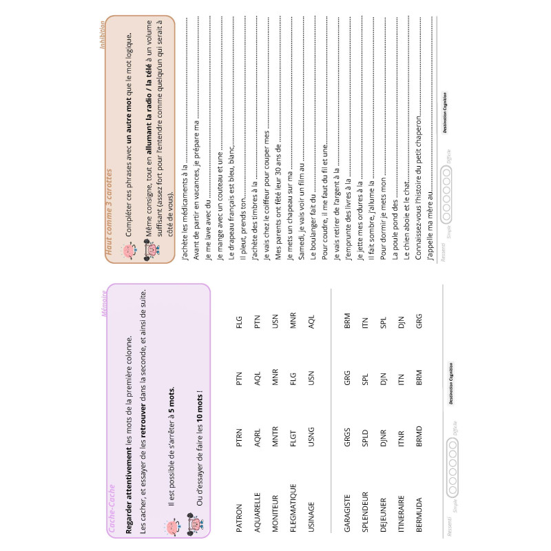 Destination cognition
