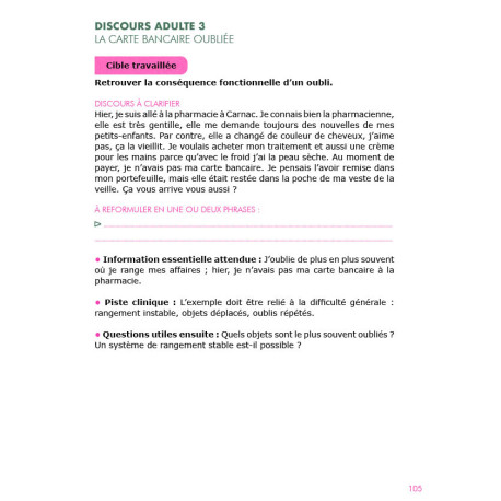 A l'essentiel - Cahier d’orthophonie pour alléger les phrases et clarifier le discours