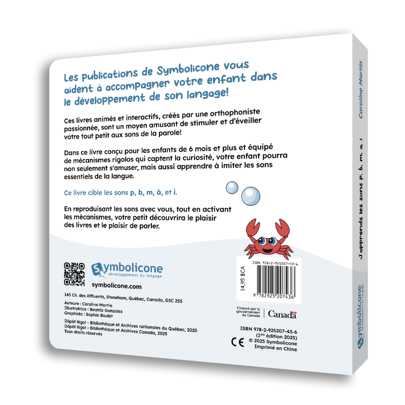J’apprends les sons : Les consonnes et les voyelles p, b, m, a, i