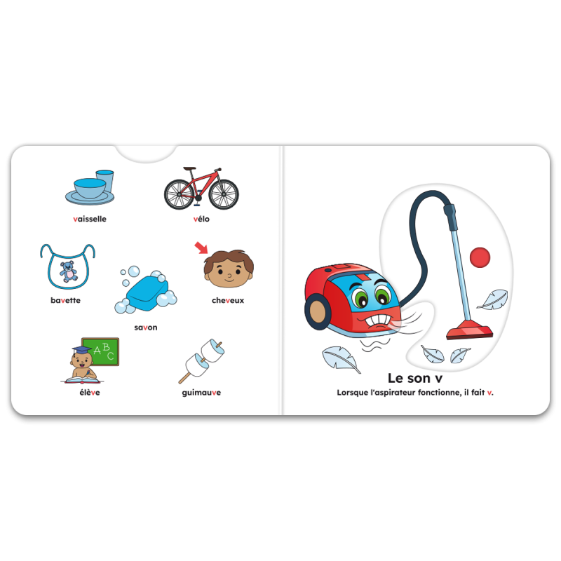 J’apprends les sons : Les consonnes et les voyelles p, b, m, a, i