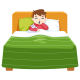 David a de la difficulté à dormir