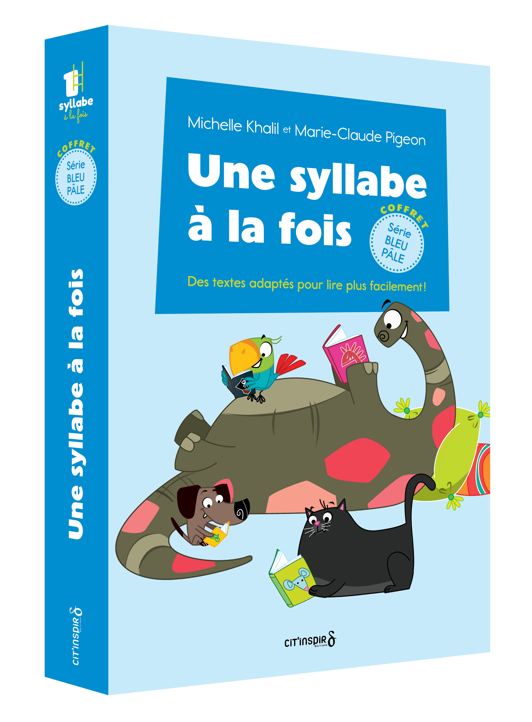 Une syllabe &agrave; la fois - s&eacute;rie bleu p&acirc;le